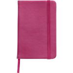 A/5 jegyzetfzet puha PU bortssal, pink (3076-17CD)