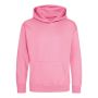 AWDis kapucnis gyerekpulver, Candyfloss Pink