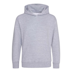 AWDis kapucnis gyerekpulver, Heather Grey (pulver)