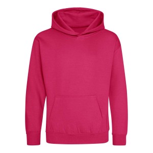AWDis kapucnis gyerekpulver, Hot Pink (pulver)