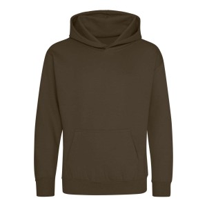 AWDis kapucnis gyerekpulver, Olive Green (pulver)