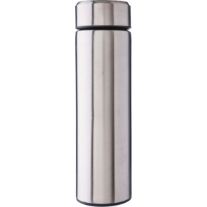 Duplafal, rozsdamentes acl termosz, 425 ml, ezst
