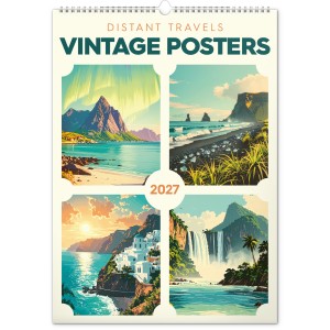 Falinapt�r Vintage Posters ? Distant Travels 2027, 33 x 46 cm