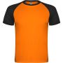 Indianapolis rvid ujj uniszex sportpl, fluor orange, solid black