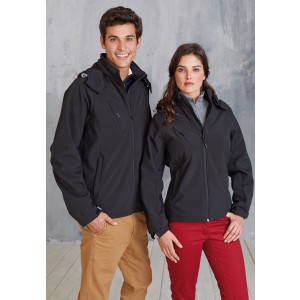 Kariban frfi kapucnis softshell dzseki, Black (dzseki)