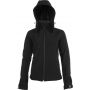 Kariban ni kapucnis softshell dzseki, Black