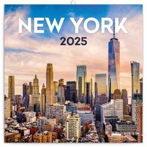 Lemeznaptr New York 2024, 30  30 cm (naptr)