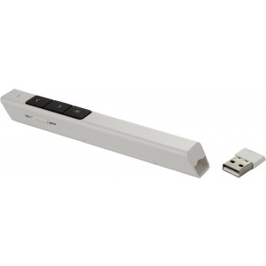 Lézerpointer USB csatlakozóval, fehér (lézerpointer)