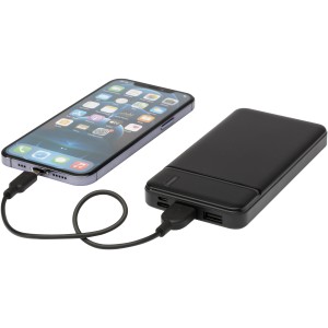 Loop 10 000 mAh jramanyag powerbank, fekete (powerbank)