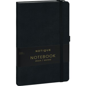 Notebook Black, dotted, 13 � 21 cm