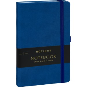 Notesz Vivella  Dark blue, lined, 13  21 cm (naptr)