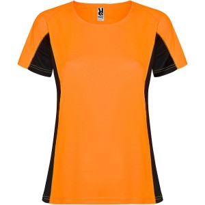 Roly Shanghai r�vid ujj� n�i sportp�l�, Fluor Orange, Black