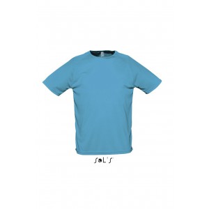 Sols Sporty raglnujj pl, Aqua (T-shirt, pl, kevertszlas, mszlas)