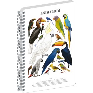 Spir�los Notesz Animalium ? Birds, blank, A5